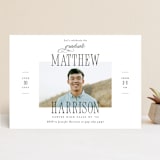 "Posh Party" - Graduation Party Invitations in Tuxedo by Pink House Press - Front