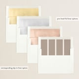 "Modern Curves" - Graduation Party Invitations in Almond by Morgan Kendall - Envelope Liner Options