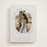 "Etna" - Graduation Party Invitations in Latte by Blustery August - Front