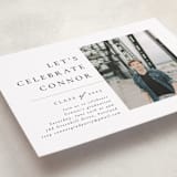"Divided" - Graduation Party Invitations in Snow by Meggy Masters - Detail
