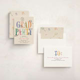 "Iconic" - Graduation Party Invitations in Fruitloop by Vera Lim - Assembled