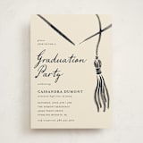 "Inked" - Graduation Party Invitations in Ink by Jamie Alexander - Front
