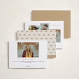 "Official Party" - Graduation Party Invitations in Ecru by Hooray Creative - Back of Card Options