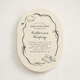 "Trendsetter" - Graduation Party Invitations in Noir by Creo Study - Front