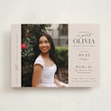 "Invitation with photo" - Graduation Party Invitations in Petal by Orasie - Front