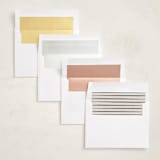 "Keepsakes" - Graduation Party Invitations in Linen by Claudia Orengo - Envelope Liner Options