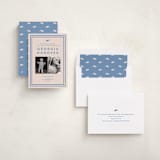 "Classically done" - Graduation Party Invitations in Country Blue by Inkblot Design - Assembled