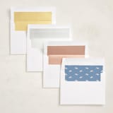 "Classically done" - Graduation Party Invitations in Country Blue by Inkblot Design - Envelope Liner Options