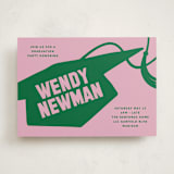 "Capped" - Graduation Party Invitations in Roses by Inkblot Design - Front