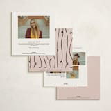 "Celebration Square" - Graduation Party Invitations in Blush by Tamara Hilje - Back of Card Options