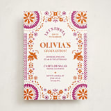 "Let's Fiesta" - Graduation Party Invitations in Gumdrop by Eva Tadros - Front