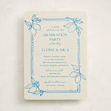 "Mediterraneo" - Graduation Party Invitations in Ocean by Pati Cascino - Front