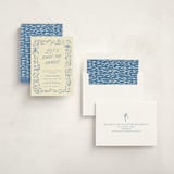 "On the Coast" - Graduation Party Invitations in Sea by Pati Cascino - Assembled