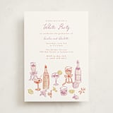 "cocktails and laughter" - Graduation Party Invitations in Orchid by Cass Loh - Front