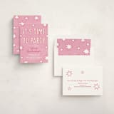 "Starry Celebration" - Graduation Party Invitations in Cotton Candy by Kercia Jane - Assembled