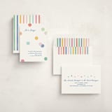 "Confetti Party" - Graduation Party Invitations in Rainbow by Creo Study - Assembled