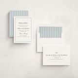 "Dotted Classic" - Graduation Party Invitations in Hydrangea by Carolyn MacLaren - Assembled