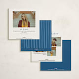 "Hand-written grad celebration" - Graduation Party Invitations in Aqua by Creo Study - Back of Card Options