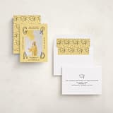 "Outlined" - Graduation Party Invitations in Butter by Inkblot Design - Assembled