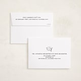 "Outlined" - Graduation Party Invitations in Butter by Inkblot Design - FREE Recipient Addressing