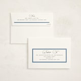 "Preppy Frame" - Graduation Party Invitations in Navy by Owl and Toad - FREE Recipient Addressing