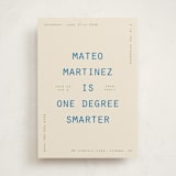 "degree" - Graduation Party Invitations in Sky by Owl and Toad - Front