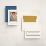 "Woven frame" - Graduation Announcement Photo Mount Cards in Night Sky by Lea Delaveris - Assembled