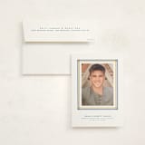 "Woven frame" - Graduation Announcement Photo Mount Cards in Night Sky by Lea Delaveris - Card with Envelope