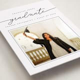 "Simple Details" - Graduation Announcement Photo Mount Cards in Tuxedo by Pixel and Hank - Premium Photo Paper Mounted on Card
