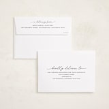 "Simple Details" - Graduation Announcement Photo Mount Cards in Tuxedo by Pixel and Hank - FREE Recipient Addressing