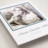 "Lauren" - Graduation Announcement Photo Mount Cards in Winterberry by Blustery August - Premium Photo Paper Mounted on Card