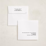 "Photo Snap + Penned Names" - Graduation Announcement Photo Mount Cards in Noir by Cleghorn Creative - FREE Recipient Addressing