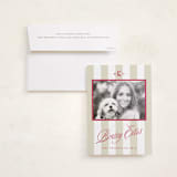 "Bexley" - Graduation Announcement Photo Mount Cards in Parchment by Susan Zinader - Card with Envelope