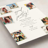 "Polaroid Party" - Graduation Party Invitations in Cotton by Robert and Stella - Detail