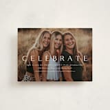 "Celebration" - Graduation Party Invitations in Cotton by Kasia Labocki - Front