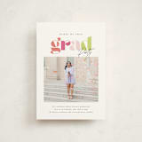 "colors" - Graduation Party Invitations in Tropical by Itsy Belle Studio - Front