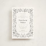 "Hand-drawn Grad Frame" - Graduation Party Invitations in Ink by Darryl Don Doctor - Front