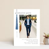 "Tassled" - Graduation Party Invitations in Cobalt by Ashlee Townsend - Front
