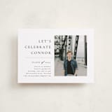 "Divided" - Graduation Party Invitations in Snow by Meggy Masters - Front
