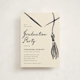 "Inked" - Graduation Party Invitations in Ink by Jamie Alexander - Front
