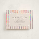 "Past and Future" - Graduation Party Invitations in Navy by Claudia Orengo - Front