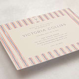 "Past and Future" - Graduation Party Invitations in Navy by Claudia Orengo - Detail