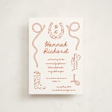 "Western" - Graduation Party Invitations in Bronco by Claudia Orengo - Front