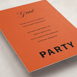 "Bold and Demure" - Graduation Party Invitations in Amaro by Claire - Detail