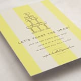 "Campania" - Graduation Party Invitations in Limone by Megan Davis - Detail