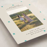 "Tiny Star Confetti" - Graduation Party Invitations in Frost by Kercia Jane - Detail