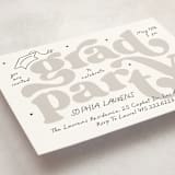 "Marker" - Graduation Party Invitations in Ink by Tamara Hilje - Detail