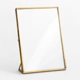 "Brass" - Standing Frame in Gold by Minted - Geometric Picture Frames
