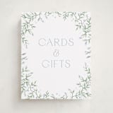 "Wisteria" - Graduation Party Signs in Periwinkle by Kristen Smith - Front