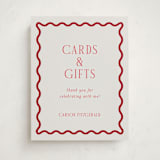 "Fun Border Frame" - Graduation Party Signs in Ruby by Jackie Crawford - Front